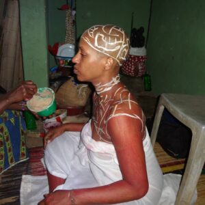 Egbe with masquerade